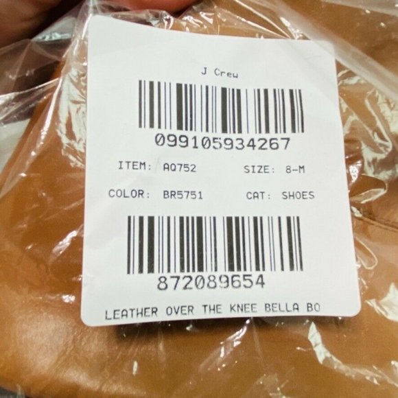 J. Crew $398 Over the Knee Leather Boots AQ752 - Picture 7 of 7